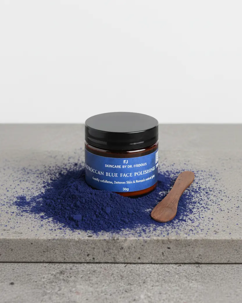 Moroccan Blue Face Polishing Scrub